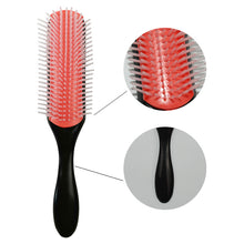 Load image into Gallery viewer, 9-Rows Detangling Hair Brush Denman Detangler Hairbrush Scalp Massager Straight Curly Wet Hair Comb
