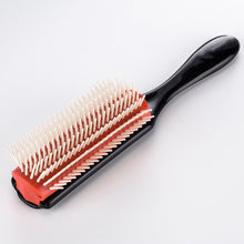 Load image into Gallery viewer, 9-Rows Detangling Hair Brush Denman Detangler Hairbrush Scalp Massager Straight Curly Wet Hair Comb
